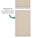 321Done Thank You Receipt Book, 3.4x5.5 2-Part Carbonless Spiral Bound - Made in USA, Receipt Book with Carbon Copies for Small Business, 50 White/Yellow Pages