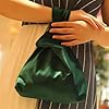 Knotentasche FüR Das Handgelenk Frauen Handgelenk Tasche Samt Handgelenk Knoten Tasche Kupplungen Kleine Geldbörse Make-Up Bargeld Karte Lagerung Beutel Einkaufen Handtasche Schlüssel Geldbörse For Mä #4