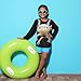 Aflyko Ocean Boys Girls Rash Guard Shirts Axolotl Kids' Rashguard UPF 50+ UV Sun Protection Swim Shirt Summer Autumn Quick Dry Long Sleeve Shirts 7-8T