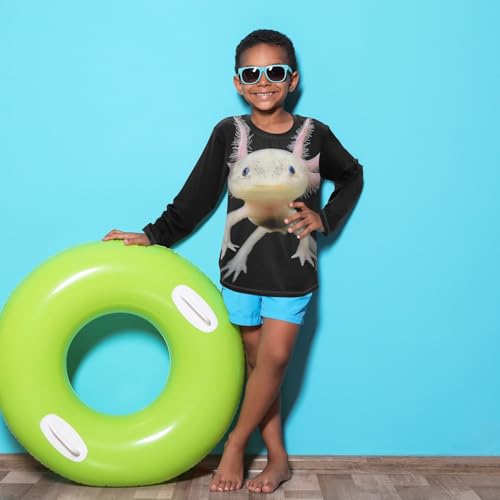 Image of Aflyko Boys' Rash Guard Shirts Xmas UPF 50+ Sun Protection Swim Shirt