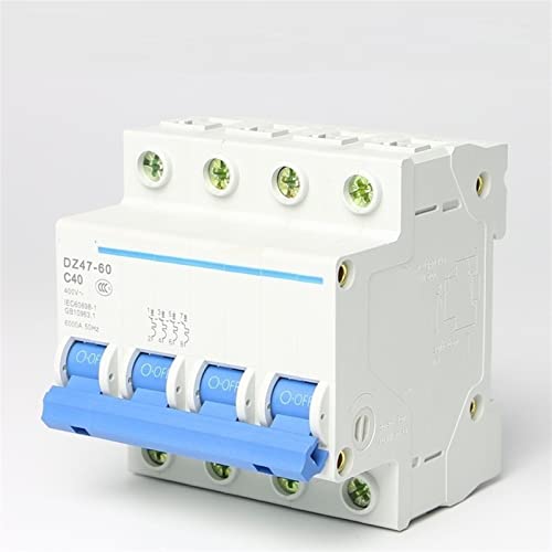 Interruptor tipo C protector cortocircuito tetrapolar DZ47-60 5A 400V 2