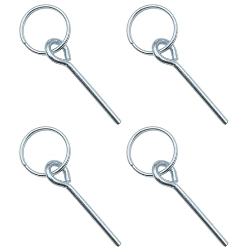 sunnates Tent Pole Rings 4 PCS Tent Pole Pins Tent Ring Replacement Tent Fittings for Outdoor Camping Excursions Tent Pole Connectors