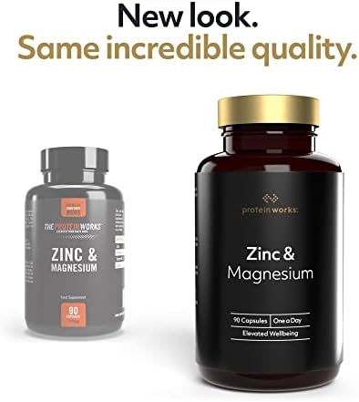 Protein Works - Zinc & Magnesium Supplement Tablets |Added Vitamin B6 | Combats Tiredness & Fatigue | Sports Recovery & Aids Sleep | 90 Tablets