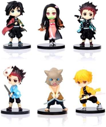 IWYKT Anime Lot de 6 figurines d'action Anime Décoration pour la maison, cadeaux pour fêtes d'anniversaire d'enfants, modèles d'Anime, M IWYKT Anime Lot de 6 figurines d'action Anime Décoration pour la maison, cadeaux pour fêtes d'anniversaire d'enfants, modèles d'Anime, M | Pop Demon Slayer | 2 IWYKT Anime Lot de 6 figurines d'action Anime Décoration pour la maison, cadeaux pour fêtes d'anniversaire d'enfants, modèles d'Anime, M | Pop Demon Slayer