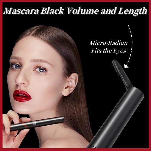 TBeautfave Ultra Fine Waterproof Mascara for Fine Short Eyelash, Skinny Mascara Black Volume and Length Eyelash Primer Lengthening Long Lasting Mascara No Smudge & Clump for Makeup - Image 3