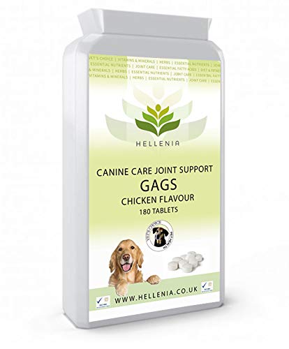 Hellenia GAGS 425mg (Glucosamine, MSM, Chondroitin) CHICKEN FLAVOUR - 180 Tablets - Supplement for Animals