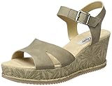 Clarks Akilah Eden, Sandalias con Cuña Mujer, Gris (Sage Nu