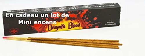 Encens Green Tree Dragon's Blood (Sang du Dragon) - Lot de 3 boites avec un lot de mini encens Offert - Livraison gratuite