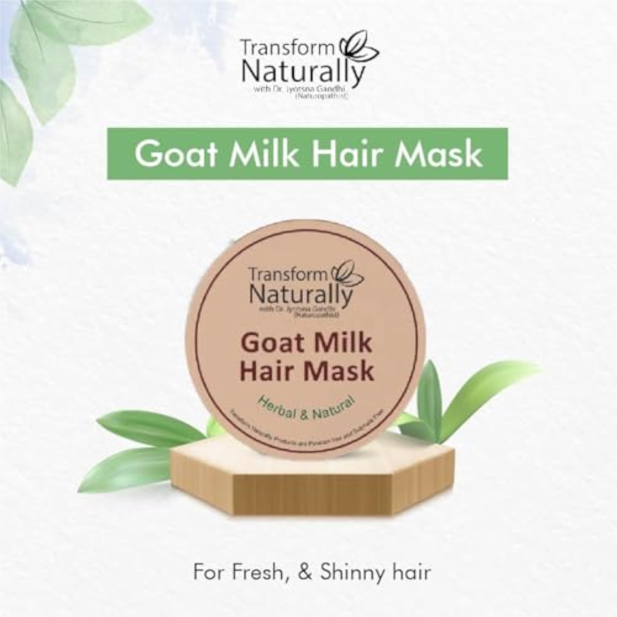 Goat Milk Hair Mask for Growth & Nourishment, Organic