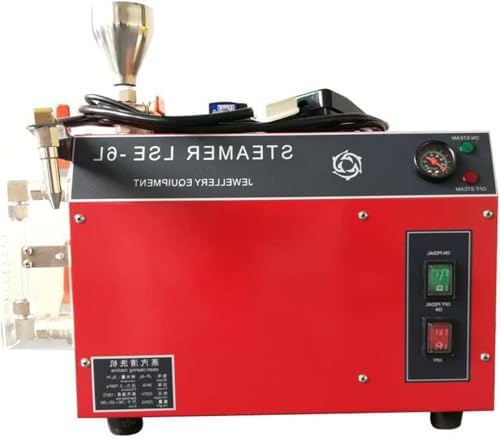 6L Jewelry Steam Cleaner, 1.6Gal High-Temperature Stainless Steel Machine for Cleaning Jewelry, Silver, Diamonds, and Watches - Professional Cleaning Equipment
