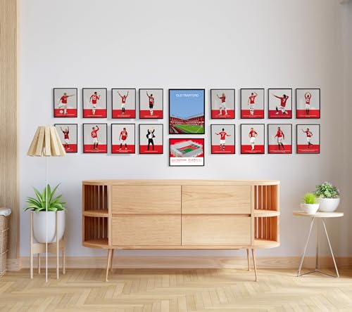Image of QUOTE - UNQUOTE ART Manchester United Poster, Paul Scholes,11x14 inches, Black Frame
