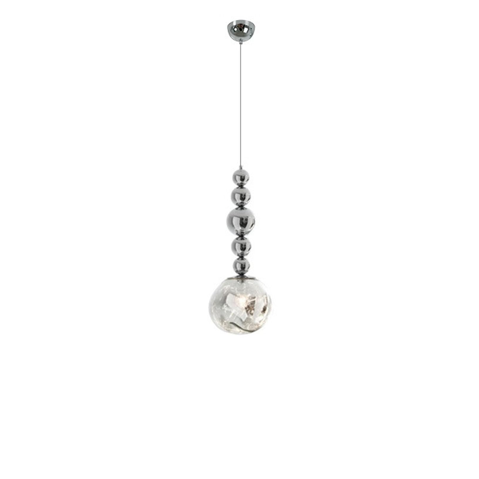 RSZCSMO Lava Glass Pendant Light Postmodern Wrought Iron Gourd Decorative Single-Head Bedroom Hanging Lamp Living Room, Dining Table, Study Lighting Fixture