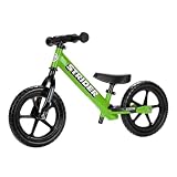 Strider 12 Sport Bike, Green - No Pedal Balance Bicycle for Kids 1 to 4 Years - Includes Safety Pad, Padded Seat, Mini Grips, Flat-Free Tires-Easy Assembly, Tool-Free Adjustments