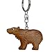 Kuscheltiere*biz Bär Braunbär Grizzly Grizzlybär Schlüsselanhänger aus Holz