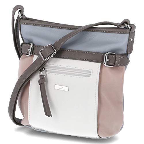 TOM TAILOR Juna Damen Umhängetasche Crossbody Bag Klein Rosa Mix
