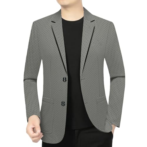 Blazer de bureau classique homme veste costume formelle coupe regular