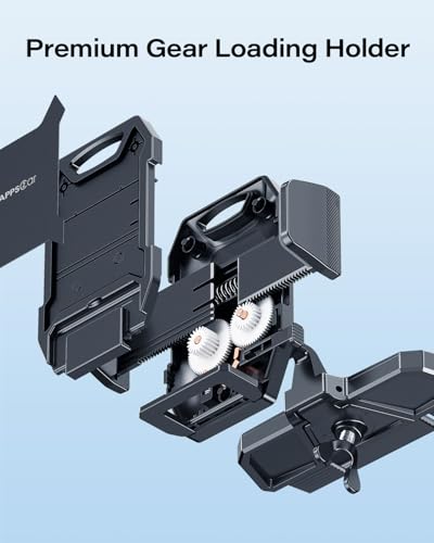 APPS2Car Car Phone Holder CD Slot Mount 360° Rotation Car CD Phone Holder Release in One Hand Compatible with iPhone15/14 Series, Galaxy S22 S21, etc