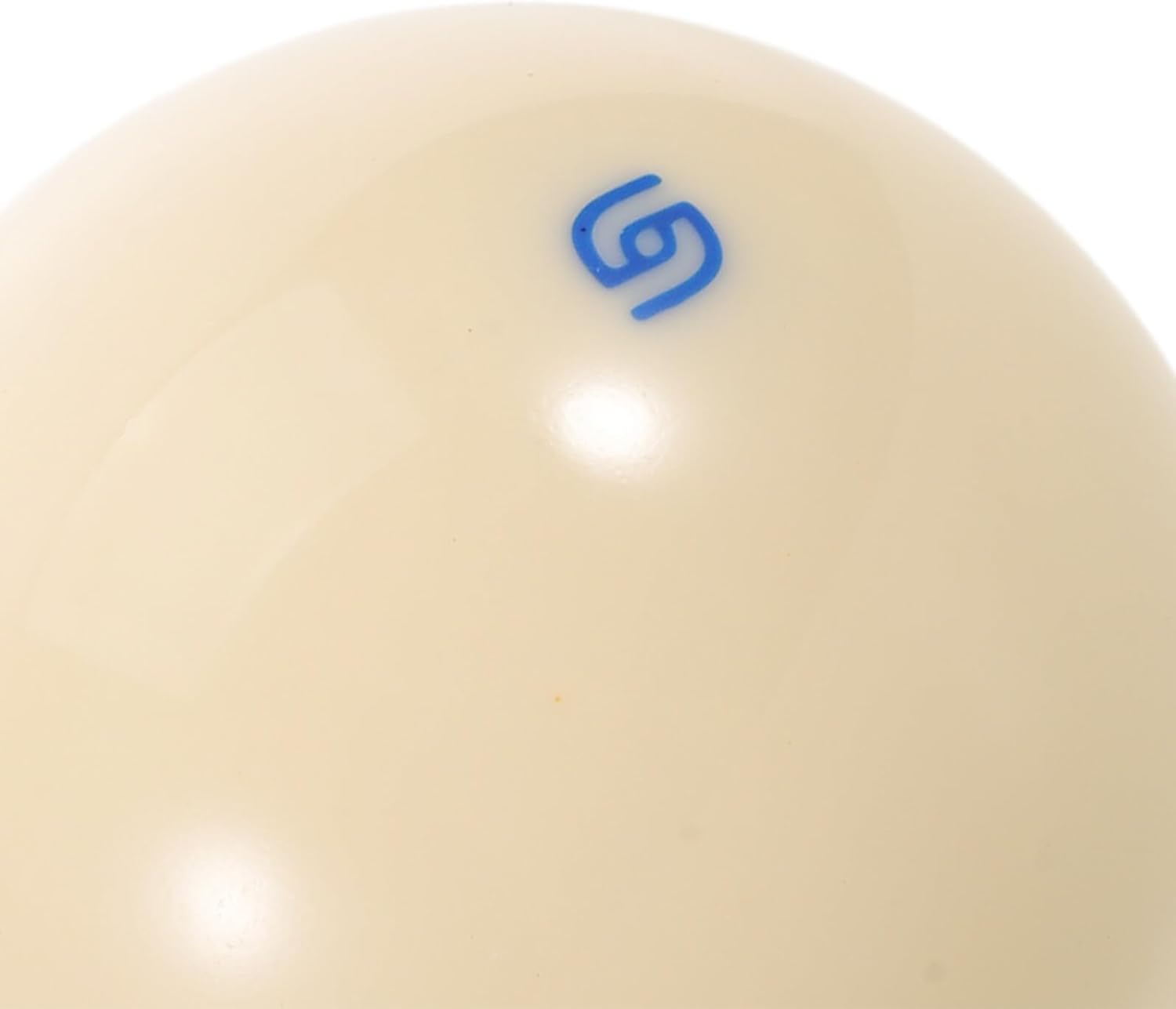 Billiard Training Cue Ball with Blue Dot, 2-1/4 Inch Standard Pool Practice Cue Ball for Snooker and Pool Table Use