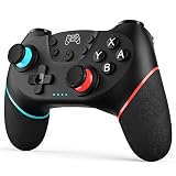 Dhaose Controller für Switch, Wireless Switch Controller mit 6-Achsen-Gyroskop Turbo Funktion Bluetooth Pro Controller für Switch/Switch Lite