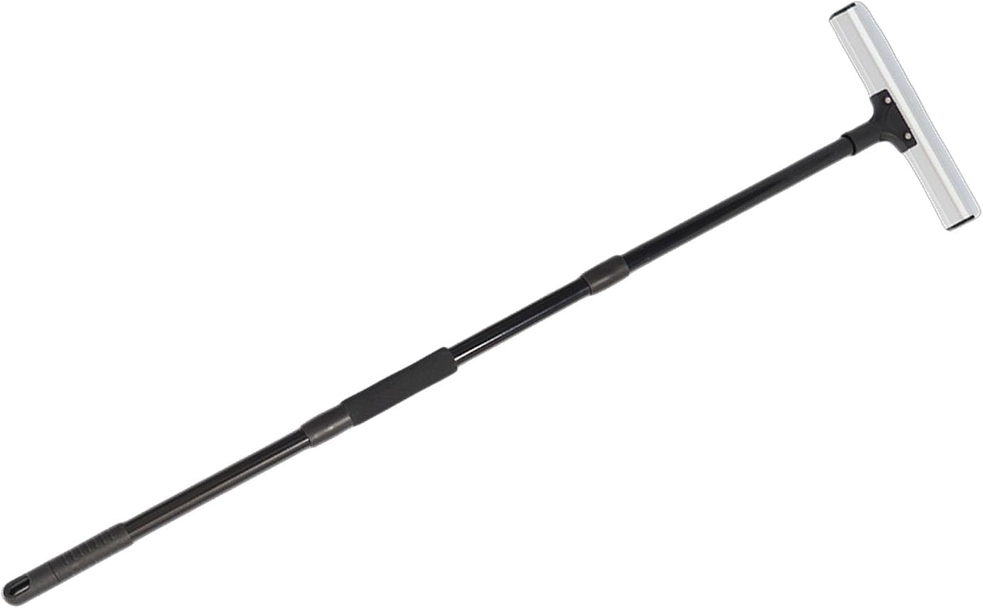 Pet Hair Removal Broom, Adjustable Long Handle Carpet Rake, Portable Multifunctional Reusable Dog Cat Hair Removal Tool with 4 Accessories for Home Furniture and Carpet Cleaning
