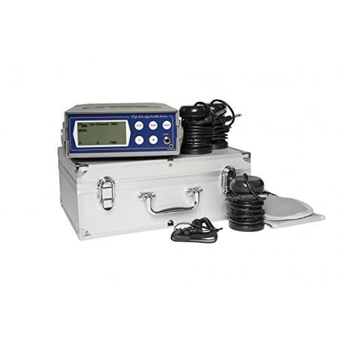 Ion Cleanser DELUXE – Profi Hydrogalvanotherapiegerät im Alu-Koffer | 5 Programme, großes Grafik-Display, Ionen-Anzeige & Infrarot-Hüftgurt | Elektrolyse-Fußbad Komplett-Set - CHI ENTERPRISE