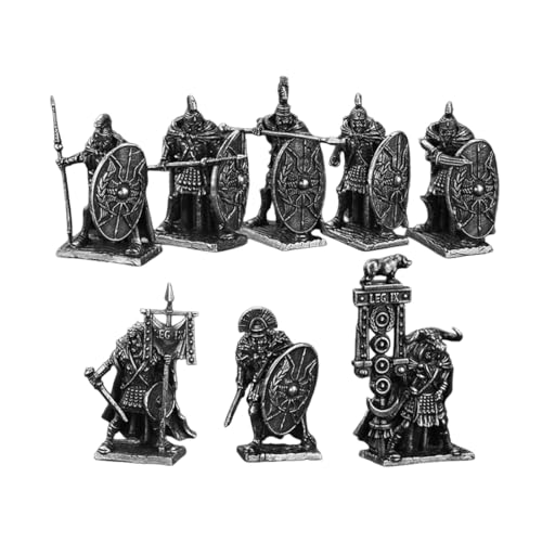 Lost Roman Guard juego de 8 piezas de metal coleccionismo militar romano