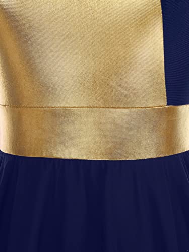 Hulija Women's Metallic Praise Dance Dresses Liturgical Lyrical Dance Costumes Robe Worship Dresses 02-Nb Medium #TOP4