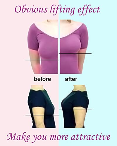 Mslo Lifting Nipple Covers Breast Petals Reusable Adhesive Invisible Bra Silicone Sticky Pasties Lift Wing For Women (4.0 Inch, Pinkish, 4) #TOP3