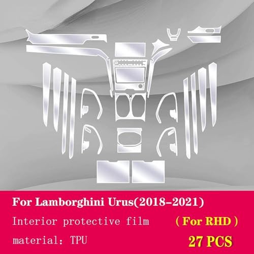 Film protection TPU console centrale Urus 2018-2021