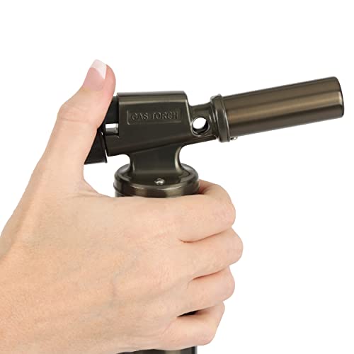 Blusky Refillable Premium Butane Torch, All Metal Construction, Big Torch, Adjustable Flame, Industrial Torch, Cooking Blow Torch For Soldering Baking Welding Diy Crafts (Butane Gas Not Included) #TOP2