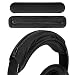 Geekria Medium Cooling-Gel Hook and Loop Headband Cover + Pad Set Protector No Tool Needed Compatible with HyperX, Turtle Beach, Razer, SteelSeries, Logitech, Corsair Headphones