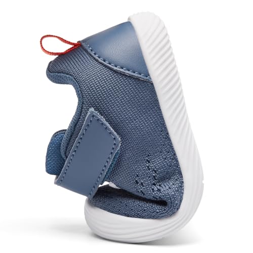 Image of MORENDL Toddler Sneakers Baby Boys & Girls Barefoot Shoes Lightweight Breathable Walking Running Tennis Athletic Sport Shoes
