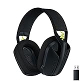 Logitech G G435 LIGHTSPEED, cuffia gaming wireless e Bluetooth - cuffie leggere over-ear, microfoni integrati, batteria da 18 ore, Dolby Atmos, PC, PS4, PS5, Nintendo Switch/Switch 2, mobile - Nero