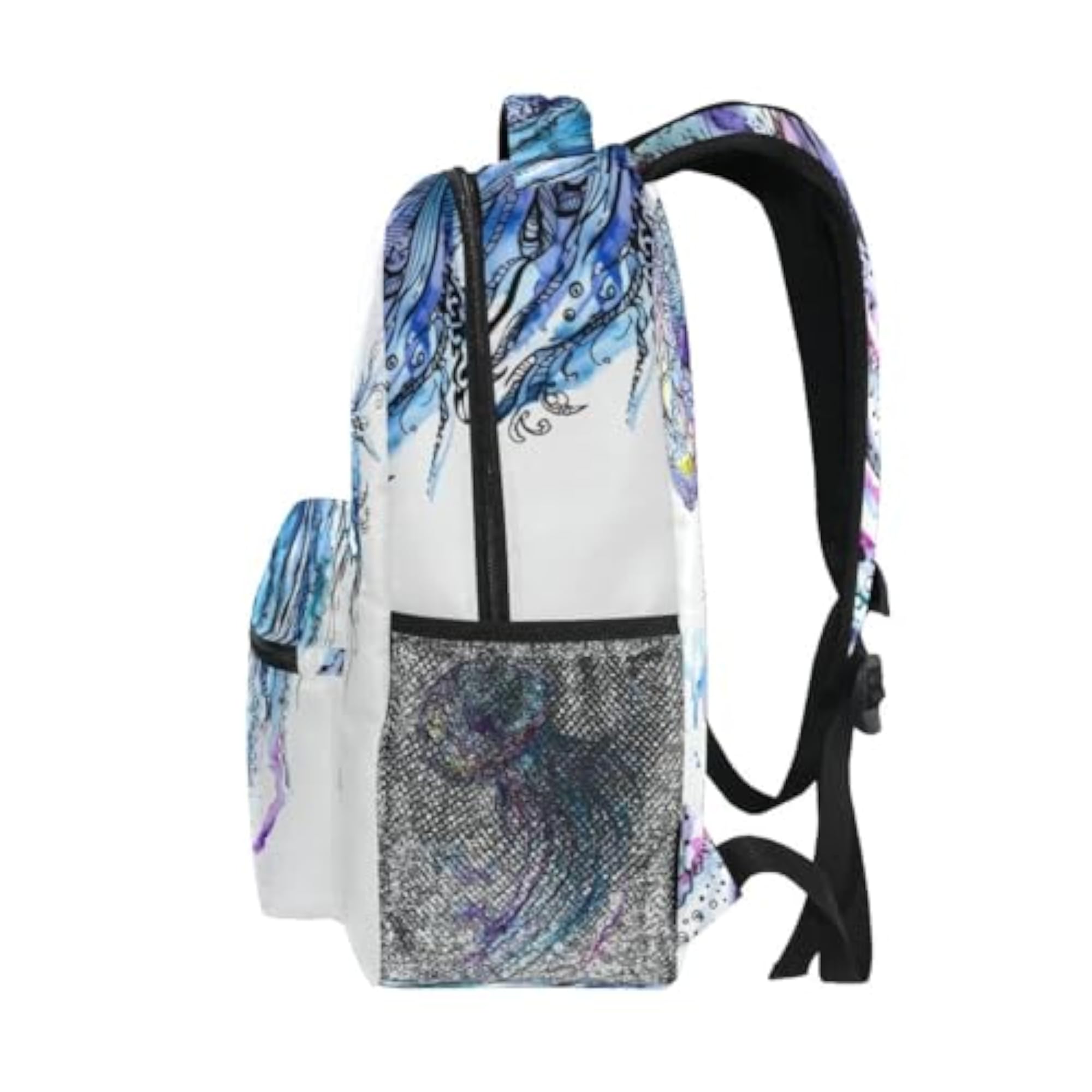 Custom School Backpack Personalized Name Text Bookbag for Teens