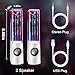 Aolyty Colorful LED Water Speaker with Dancing Fountain Light Show Sound for PC, MP3 Player, Laptops(White)