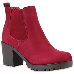 stiefelparadies Stylische Damen Boots Stiefeletten Chelsea Boots Knöchelhohe Stiefel Zipper Leder-Optik Booties Schuhe 113520 Dunkelrot 37 Flandell stiefelparadies Stylische Damen Boots Stiefeletten Chelsea Boots Knöchelhohe Stiefel Zipper Leder-Optik Booties Schuhe 113520 Dunkelrot 37 Flandell
