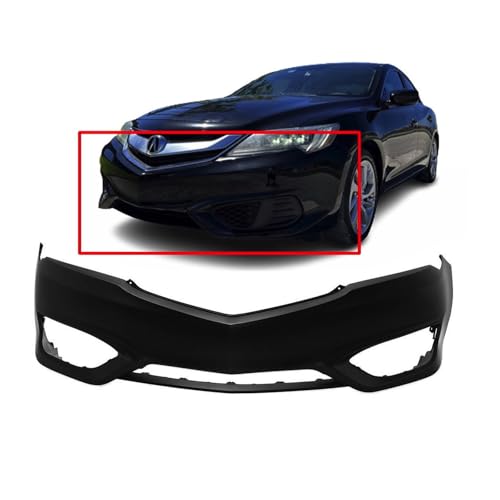 Image of FitParts Compatible with Acura ILX 2016-2018 Front Bumper Cover | Primed, Without Parking Sensor Holes, Sedan, Ready to Paint, OEM 04711TV9A00ZZ, AC1000189