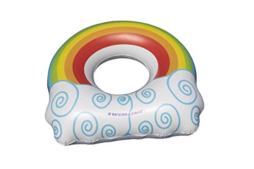 Swimline Inflatable Rainbow Ring