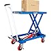 GLOBAL INDUSTRIAL Mobile Scissor Lift Table 550 Lb. Capacity, 32 x 19 Platform, Single Scissor