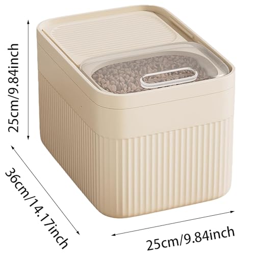 Boîte croquettes chat transparente hermétique pour préserver la saveur des repas