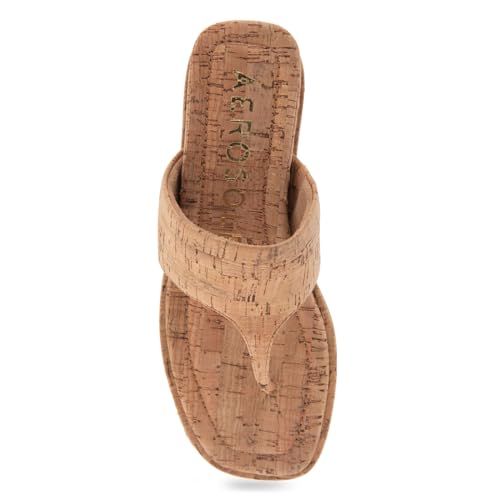 Sandales Barry Aerosoles femme : chaussures d'été plates de type nu-pieds confort