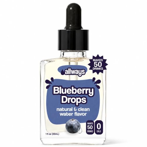 Image of Allways Drops Blueberry Water Enhancer | Sugar Free | 50 Servings