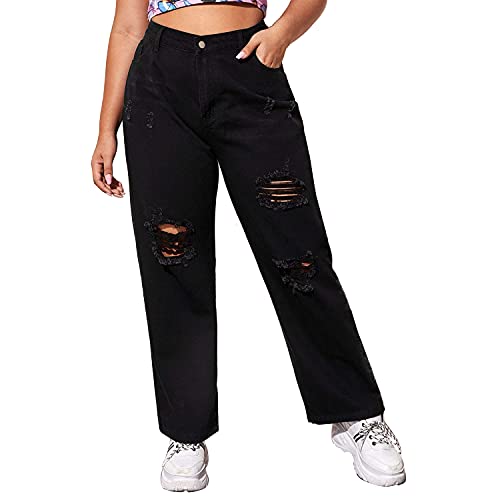 Women Loose Denim Pants XL-5XL