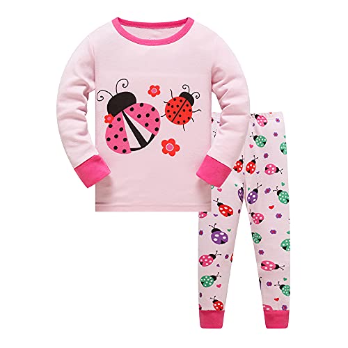 SEVEN BB Pyjama Bébé Fille Coccinelle Ensemble De Pyjamas Coton Vêtement de Nuit 2 Pièces pour Enfnat 7 Ans Cover