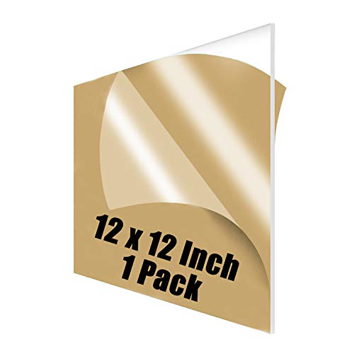 Clear Plexiglass Plastic Acrylic Sheet - 1Pack 12  x 12  1 8  Inch Transparent Panel Sheets for Craft Projects Signs DIY Projects Household Decoration Advertisement Display Picture Frame Painting