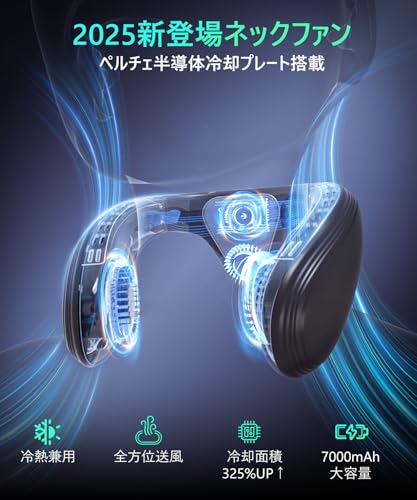 Bacount ネッククーラー 冷却プレート ペルチェ ネックファン の商品画像 1