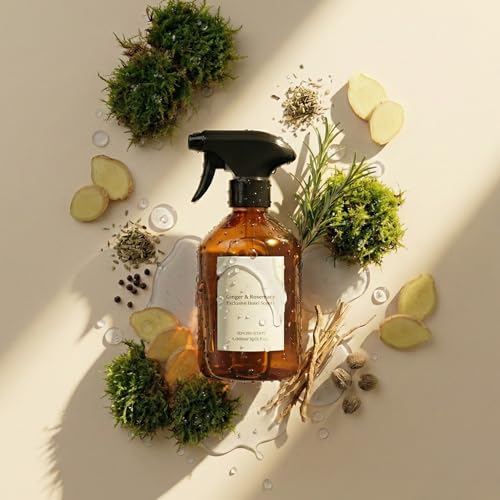 BOHORIA® Raumspray Hotel Scents Air Spray 500 ml – Raumduft für Boutique Hotel Feeling – Home Perfume Lufterfrischer (Ginger & Rosemary)