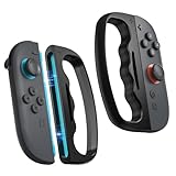 Switch2 Joy-Con用 フィットボクシング グリップ｜超軽量19g・傷防止マグネット固定｜シンプル＆コンパクト設計｜女性やお子様に最適 (ブラック)