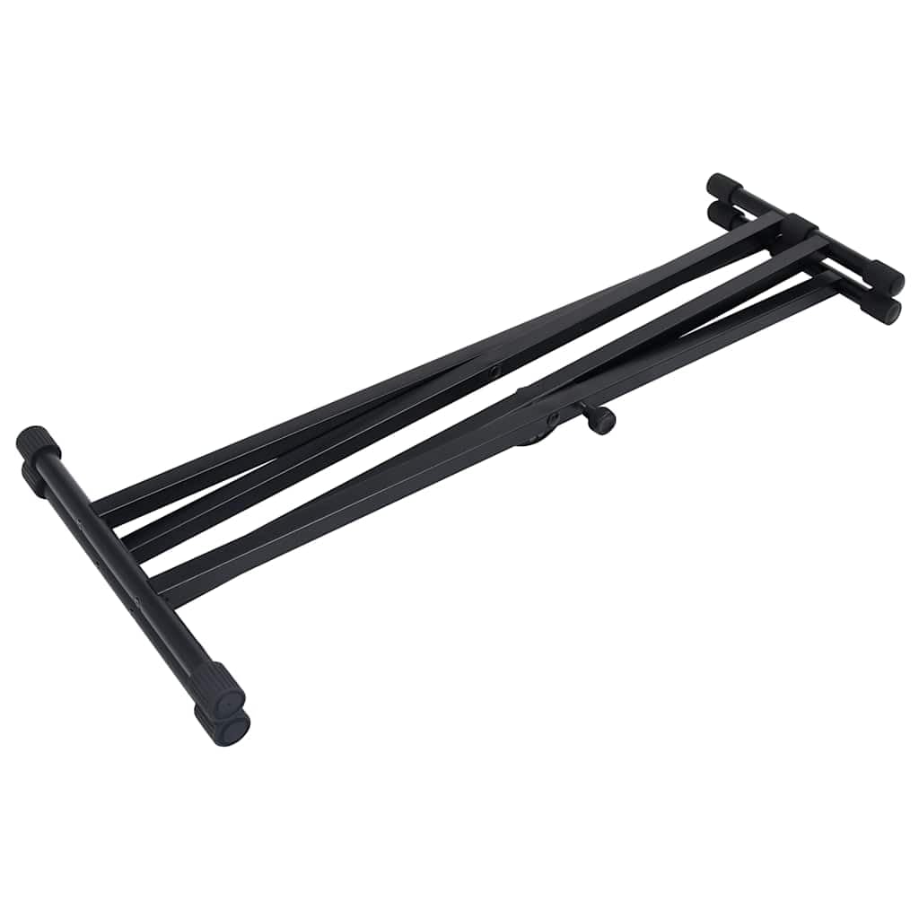 Doppelstrebiger Keyboard-Ständer & Hocker, Klappbar, Stahl