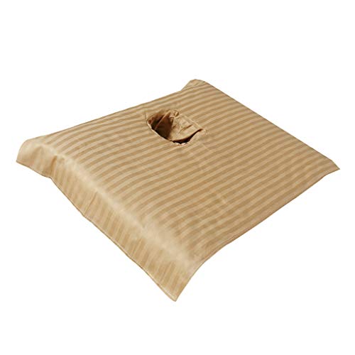 Housse de table de massage courte en pur coton 50,8 x 81,3 cm - Camel, comme décrit Cover